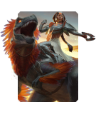 Huatli, Dinosaur Knight.png