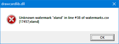 Error drawcardlib dll.png